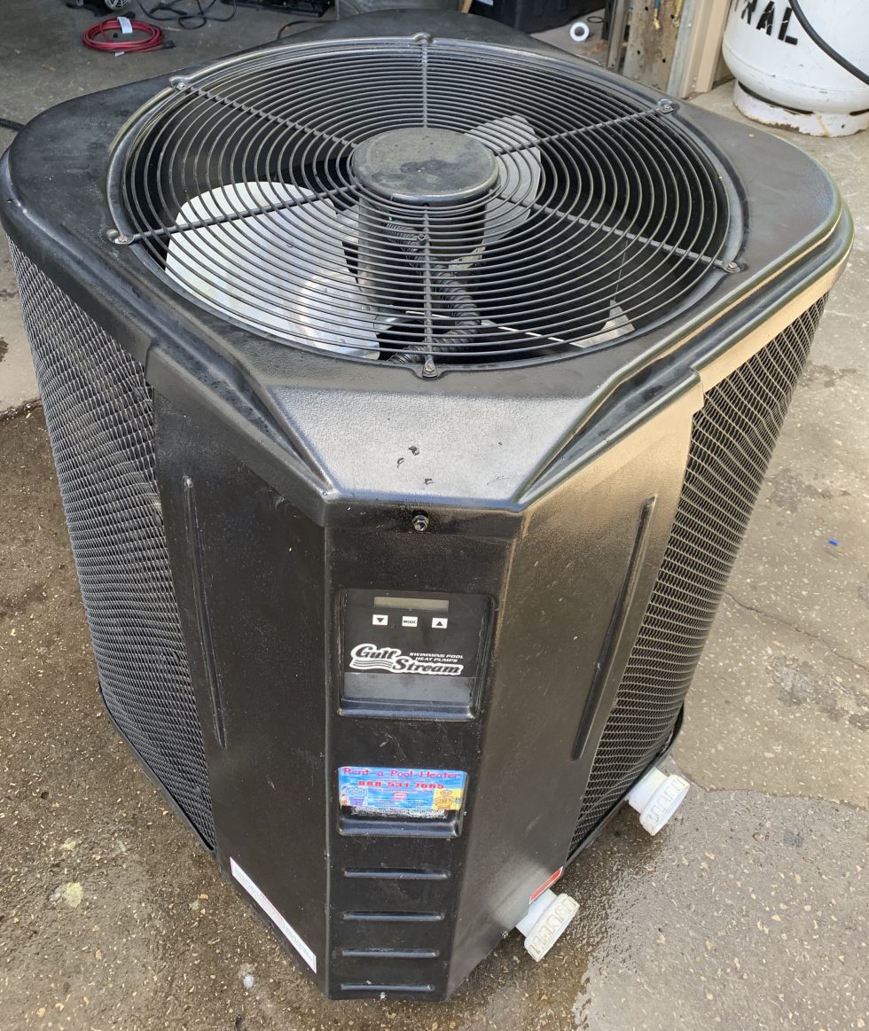 Off Lease Gulfstream pool heat pump 140,000 btu's | Pool Heater Rental